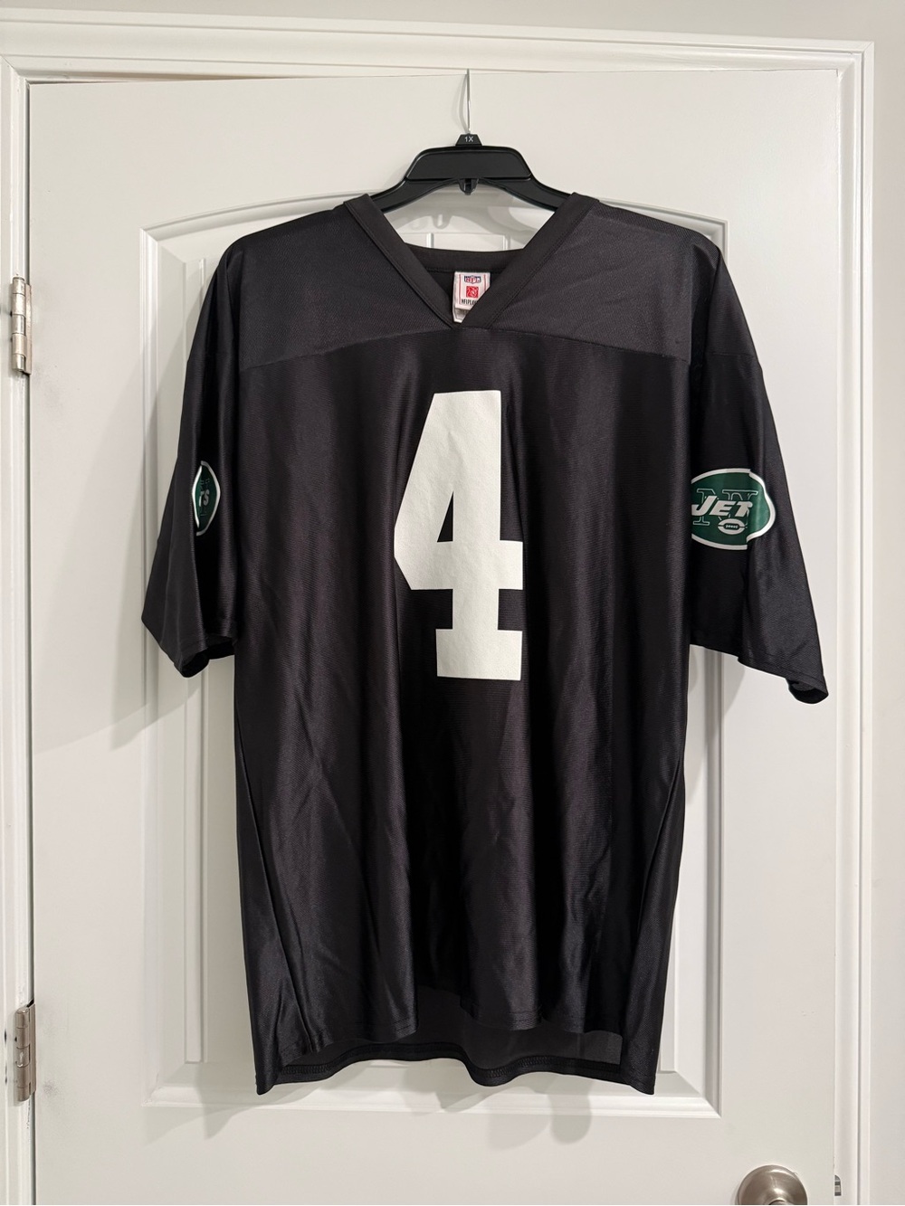 Rare Brett Favre NFL NY Jets Black Football Jersey